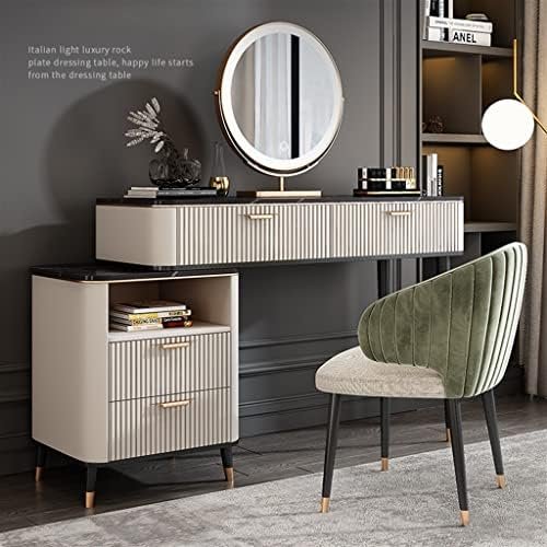 Dressing Table Solid Wood Retractable Bedroom Furniture Storage Cabinet